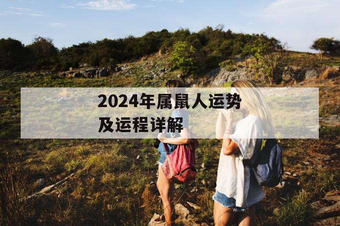 2024年属鼠人运势及运程详解 第1张