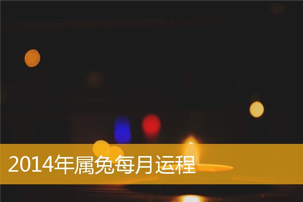 属兔人14年运势|兔人综合星座1月14日播出