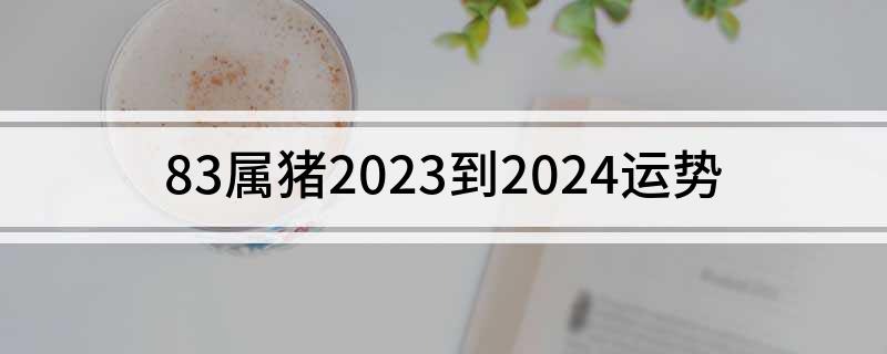 83年属猪2024年运势|83 猪运势 2023 至 2024