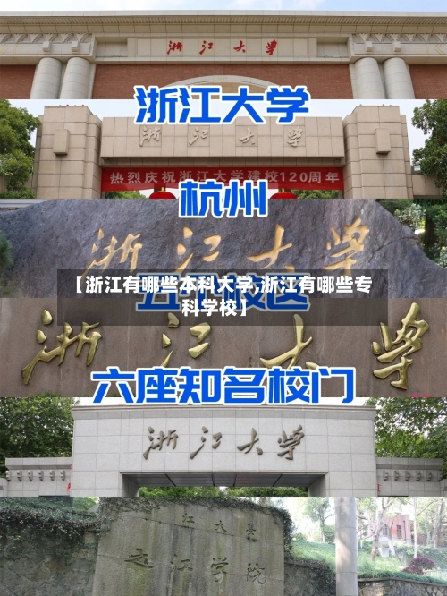 【浙江有哪些本科大学,浙江有哪些专科学校】