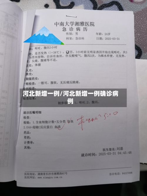 河北新增一例/河北新增一例确诊病例