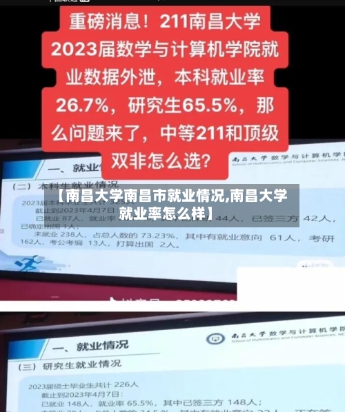 【南昌大学南昌市就业情况,南昌大学就业率怎么样】-第2张图片