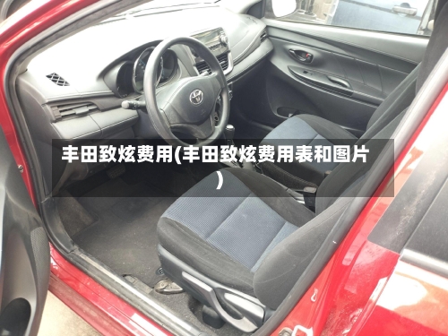 丰田致炫费用(丰田致炫费用表和图片)