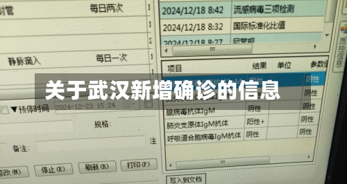 关于武汉新增确诊的信息