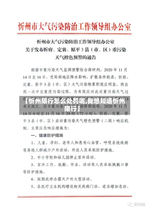 【忻州限行怎么处罚呢,我想知道忻州限行】-第3张图片
