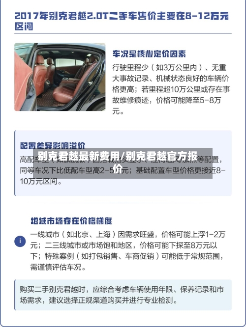 别克君越最新费用/别克君越官方报价-第2张图片