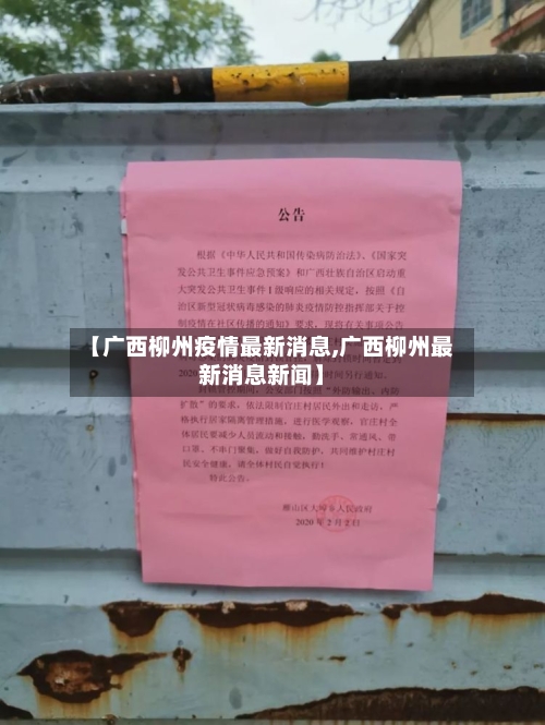 【广西柳州疫情最新消息,广西柳州最新消息新闻】-第2张图片