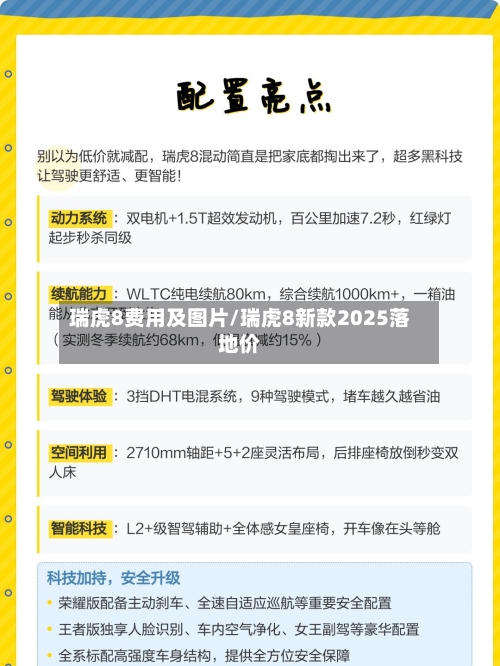 瑞虎8费用及图片/瑞虎8新款2025落地价-第2张图片